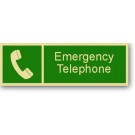 Emergency Telephone 12" x 4"