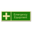 Emergency Equipment Green 12" x 4" Semi-Rigid
