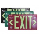 AfterGlow, LLC UL 924 EXIT Sign, Black, Single Face, 100’ Viewing Distance