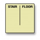 Photoluminescent Stairwell & Floor Custom Identification Sign (NYC)