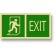 Exit Right Green Semi-Rigid 12" x 6"