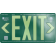 AfterGlow, LLC UL 924 EXIT Sign, Green, Single Face, 50’ Viewing Distance