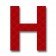 Retroreflective 2 inch Letter "A" - Red - Package of 10